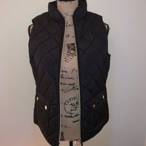 Black Puffer Vest